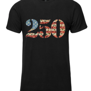 American 250 Flag T-Shirt (Black)